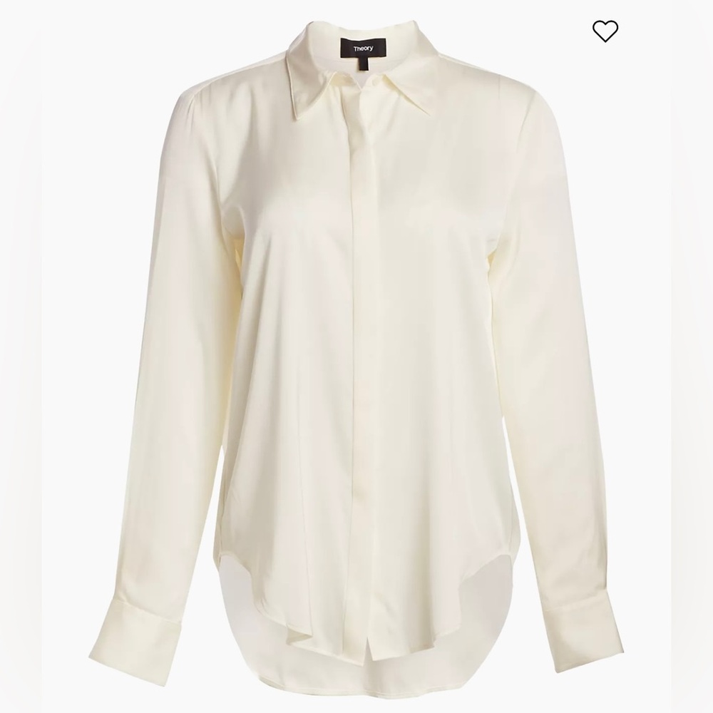 SUNAYA HP Ivory silk stretch size small